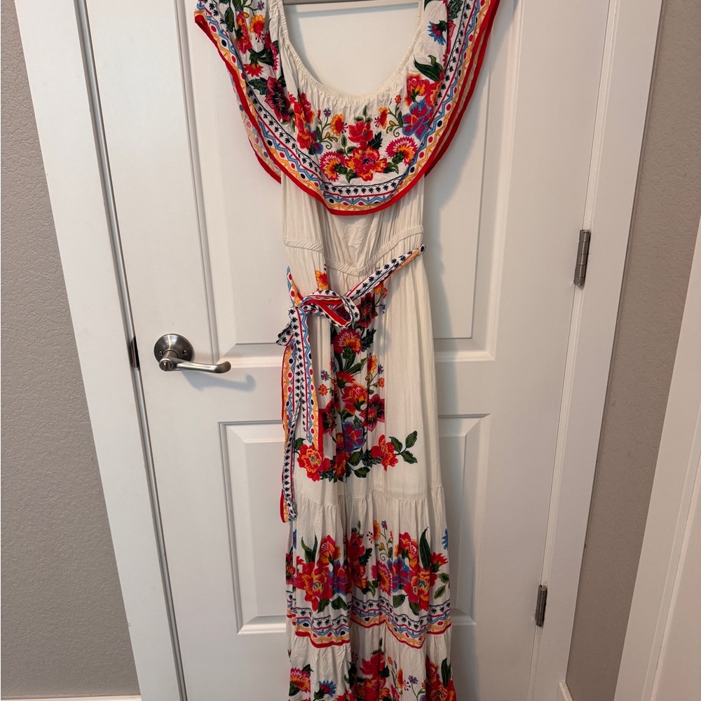 Flying Tomato Red and Black Maxi Sundress
